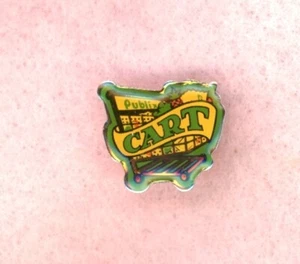 DE COLECCIÓN ~ SUPERMERCADO PUBLIX ~ LOS CLIENTES SON REALMENTE ESTUPENDOS PINBACK "CARRITO" - Imagen 1 de 2