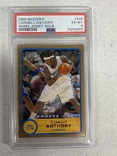 03-04 Carmelo Anthony Bazooka GOLD #240 Rookie RC PSA 6 Mint!