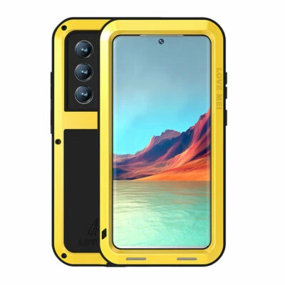 For Samsung S24 FE S23 Ultra S22 Note20 Heavy Duty Metal Armor Rubber Case Cover - Image 1 of 4