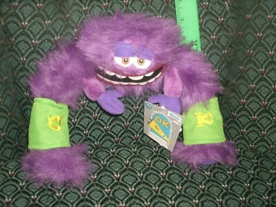 Exclusivo de Disney Store ~ Monster's University ~ Peluche ~ ARTE ~ Nuevo ~ 9" ~ etiquetas pequeñas Foto 1 de 3