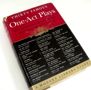 Thirty Famous One-Act Plays Modern Library G22 1943 HBDJ Edited by Bennett Cerf - Bild 1 von 6