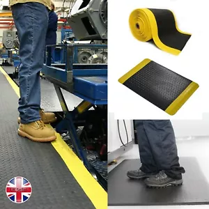 Anti Fatigue Mat Commercial Industrial Use Heavy Duty Rubber Bar Safety Floor - Picture 1 of 24