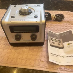 Neverlate By American Innovative 7 Day Alarm Clock - Picture 1 of 7