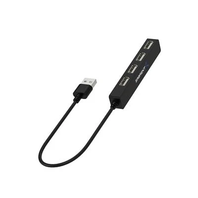 Sabrent 4 Port Portable USB 2.0 Hub 9.5" HB-MCRM - Image 1 of 4
