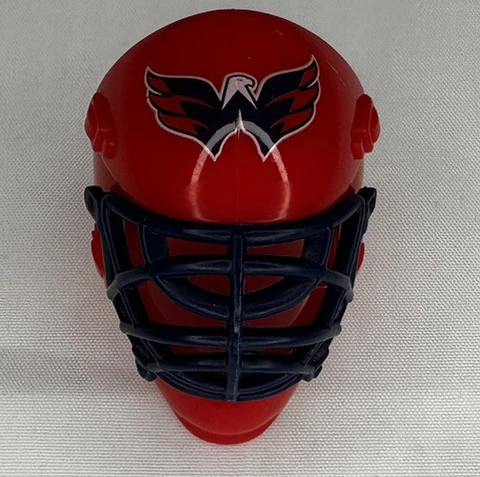 Washington Capitals Hockey Goalie Mini Helmet Mask Franklin NHL 1.5" Vintage!!! Cover