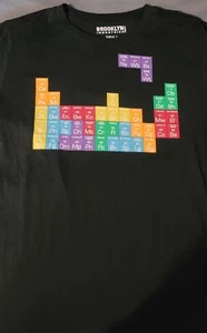 Brooklyn Industries Neighborhoods Chemicals T Shirt Mens S Black Short Sleeve - Picture 1 of 6