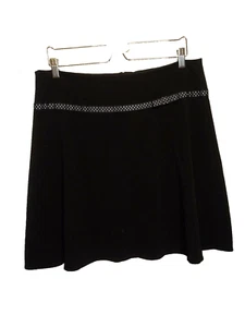 Joe Benbasset taglia 13 minigonna nera con fiocco nastro bianco pokka dot accento  - Foto 1 di 12