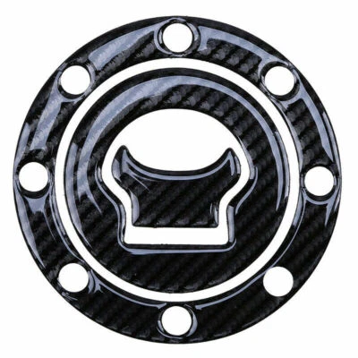 Carbon Fiber Gas Tank Fuel Cap Cover Protector Pad For 1997-03 GSXR-600/750/1000 - Image 1 of 4