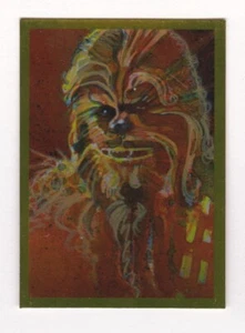 STAR WARS Galaxy Series 7 2012 | Gold Foil Parallel Card | CHEWBACCA #5 - Picture 1 of 2