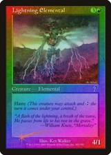 Lightning Elemental FOIL 7th Edition HEAVILY PLD Red Common MAGIC CARD ABUGames