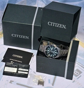 Orologio Citizen Diver's Eco Drive 200 mt Super Titanio come Nuovo con Corredo - Imagen 1 de 23