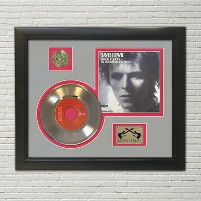 David Bowie Space Oddity Framed 45 Picture Sleeve Record Display.  - Image 1 of 4