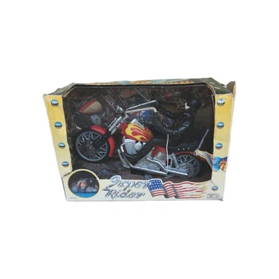De colección American Super Rider Chopper Dickie Juguetes Motocicleta y Motociclista Años 90 Foto 1 de 4