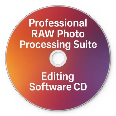 Professional RAW Photo Processing Software – Photo Editing Suite on CD - Image 1 of 4