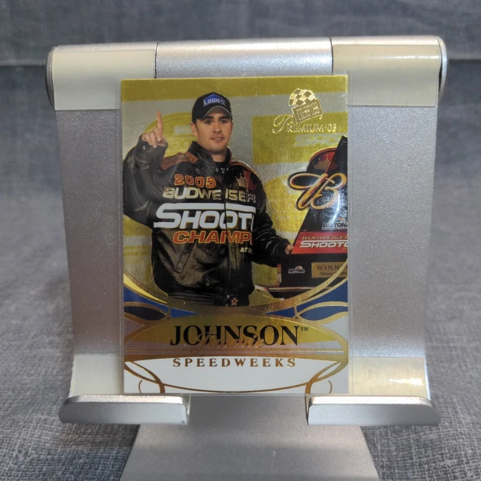 2005 Press Pass Premium Jimmie Johnson Speedweeks Card #48 - Image 1 of 2