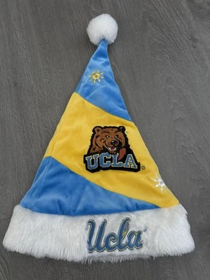 Vintage UCLA Bruins Holiday Christmas Santa Hat Blue & Gold - Image 1 of 4