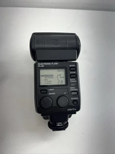 Olympus FS-FL50 Shoe Mount Electronic Flash for Olympus Camera Body Tested - Picture 1 of 7