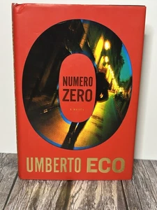 NUMERO ZERO / UMBERTO ECO / 1ST EDITION 1ST PRINT HCDJ 2015 ITALY MYSTERY G+/VG - Picture 1 of 9
