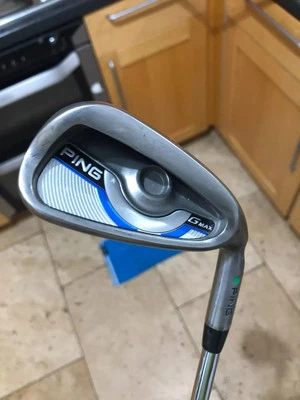 PING G Max 8 Iron Golf Club, Green Dot, CFS Distance SR Steel Shaft, very good - Image 1 of 4