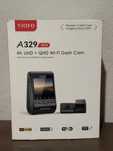 Cámara de tablero VIOFO A329 2 CANALES 4K 60 FPS delantera y trasera 2K Wi-Fi 6 con Sony STARVIS 2 - Imagen 1 de 3