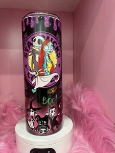 Jack And Sally Horror Halloween 20oz Stainless Steel Tumbler - Picture 1 of 3