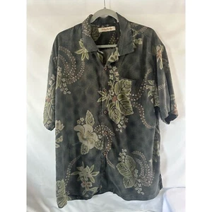 Camisa hawaiana de seda Tommy Bahama floral tropical vacaciones XL - Imagen 1 de 6