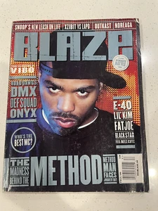 Blaze Magazine #1 Premiere Issue 1998 Method Man DMX Outkast E-40 Rap Hip Hop - Picture 1 of 4