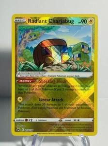 RADIANT CHARJABUG 051/159 CROWN ZENITH POKEMON (HOLO, QUASI NUOVO) - Foto 1 di 6