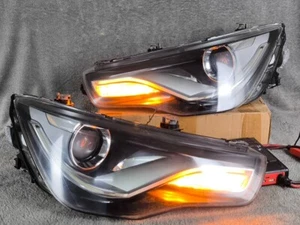 GENUINE AUDI A1 XENON HID HEAD LIGHTS HEAD LAMPS HEADLIGHTS 1 Pair 2010-2014 OEM - Picture 1 of 24