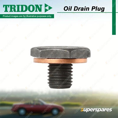 Tridon Oil Drain Plug for Peugeot 2008 CU 207 SW WA WC WK 3008 306 307 308 CC SW - image 1 of 2