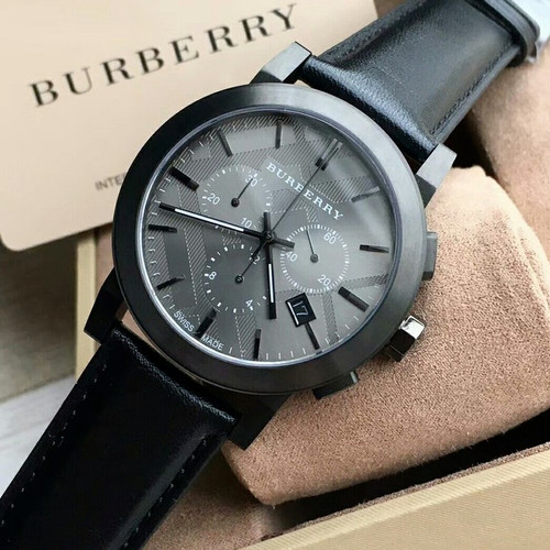 Montre Homme BURBERRY MADE SUISSE avec Chronographe et Date. 499 00 € NEUVE