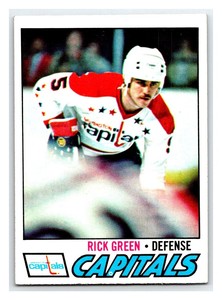 1977-78 TOPPS RICK GREEN VINTAGE NHL ROOKIE RC HOCKEY CARD # 245 Rare BV