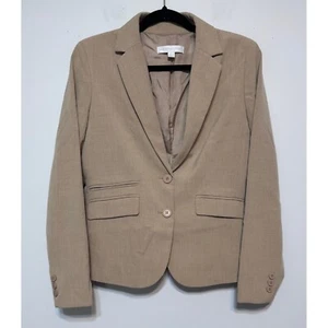 Classic Schoolboy Blazer Women's Size 8 Office Siren Corporate Core Quiet Luxury - Picture 1 of 5