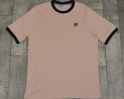 Mens FILA Vintage Peach Crew Neck T Shirt Medium - Image 1 of 3
