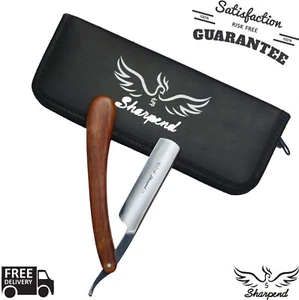 BARBER STAINLESS STEEL STRAIGHT EDGE CUT THROAT SALON SHAVING RAZOR BLADE RAZORS - Picture 1 of 4