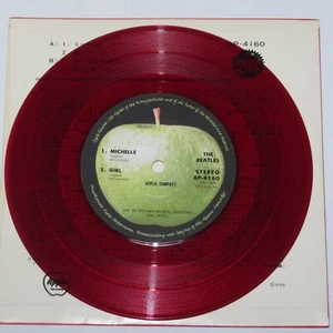 THE BEATLES MICHELLE JAPAN EP AP-4160 600YEN REDWAX - Bild 1 von 6