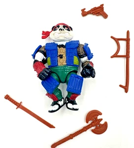 Vintage 1990 Teenage Mutant Ninja Turtles TMNT PANDA KHAN Figure - Picture 1 of 12
