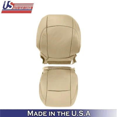 Fundas de asiento laterales del conductor de cuero sintético marrón cachemir para Lexus ES350 2007-2009 Foto 1 de 4