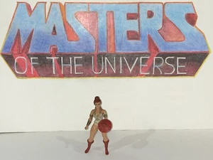 Teela with Shield Masters of the Universe Vintage MOTU - Picture 1 of 4