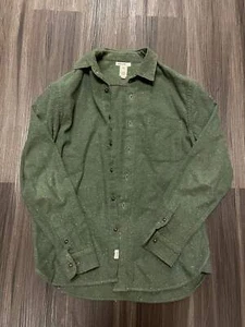 Hiroshi Kato green 100% Cotton Shirt dress shirt collar button up - Picture 1 of 4