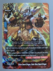 TARJETA FUTURA BUDDYFIGHT ESPADA DIVINA DRAGÓN SANTA GLORIA ESPADA DRAGÓN X-CBT RR - Imagen 1 de 3