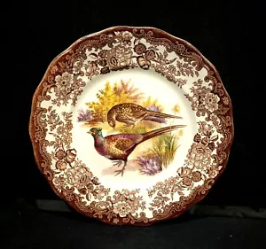 PLATO ALMUERZO PÁJARO FAISÁN SERIE JUEGO PALISSY GRUPO REAL WORCESTER 9" - Imagen 1 de 2