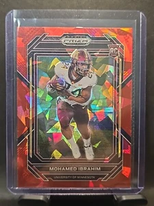 Selecciones de draft Panini Prizm 2023 - Red Ice Prizm #128 Mohamed Ibrahim (RC) - Imagen 1 de 6