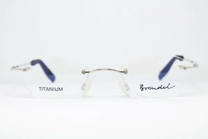 BRENDEL 8669-1 Brille Eyeglasses Bril Randlos TITANIUM Rimless Light Silber - Picture 1 of 7