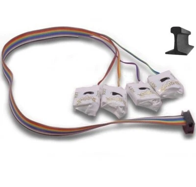 Digitrax RX4 ~ New 2025 ~ 4-Zone Transponding Receiver Add-on For BDL Detectors - Image 1 of 2