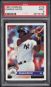 1993 DONRUSS CHARLIE HAYES #776 PSA 9 - Picture 1 of 2