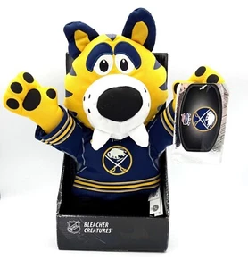 BUFFALO SABRES NHL 9" SABRETOOTH MASCOT PLUSH HAND PUPPET FREE SHIP CLOSEOUT - Picture 1 of 1