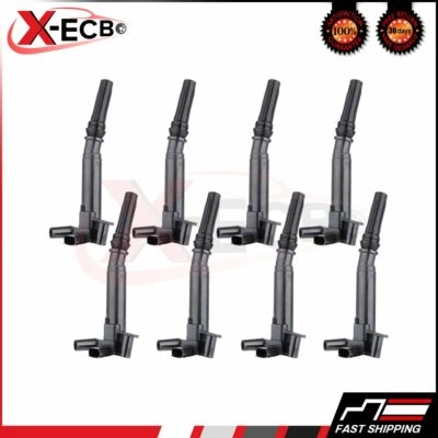 Paquete de 8 bobinas de encendido DG525 para Ford F-150 2010 2011 2012 2013 6,2 L F-250 F-350 Foto 1 de 4