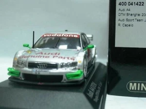 WOW EXTREMADAMENTE RARO Audi A4 tracción trasera #22 Capello DTM Shanghai 2004 1:43 Minichamps-RS4 - Imagen 1 de 3