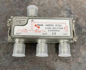 Divisor de 3 vías aéreo de TV TRIAX SCS-3 5-2400 MHz - 349803 - Imagen 1 de 1